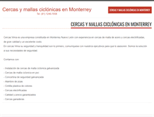 Tablet Screenshot of cercasymallasciclonicasenmonterrey.com